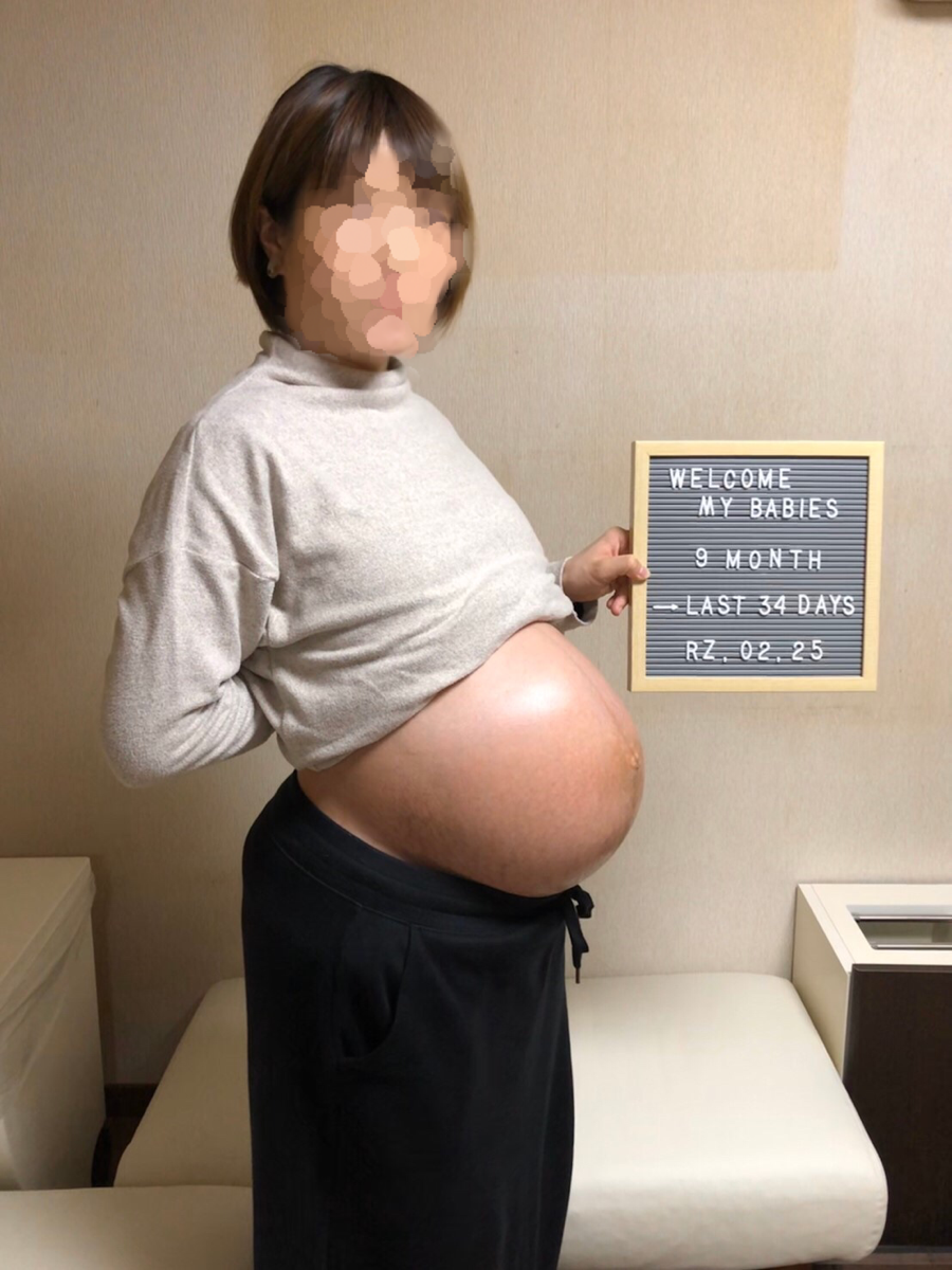 双子 妊婦検診32週目の成長結果 Otodanblog
